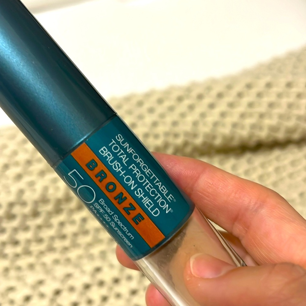 Color Science brand new brush on bronzer.  SPF 50